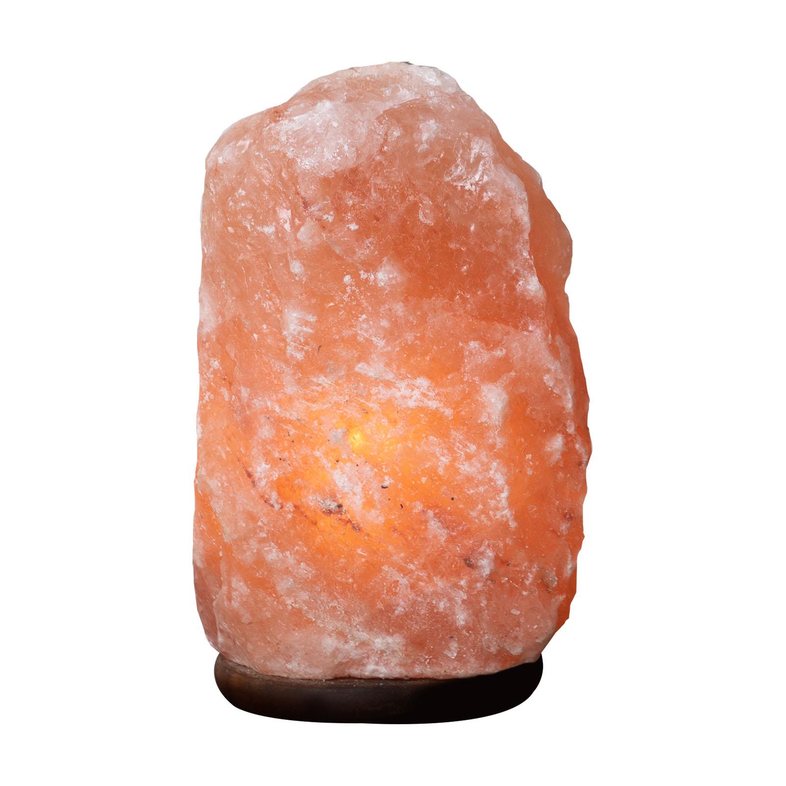 Haven Pink Himalayan Salt Lamp on a Premium Wooden Base – Natural Mood Light and Home Decor Accessory (Extra Large 5kg – 6kg)