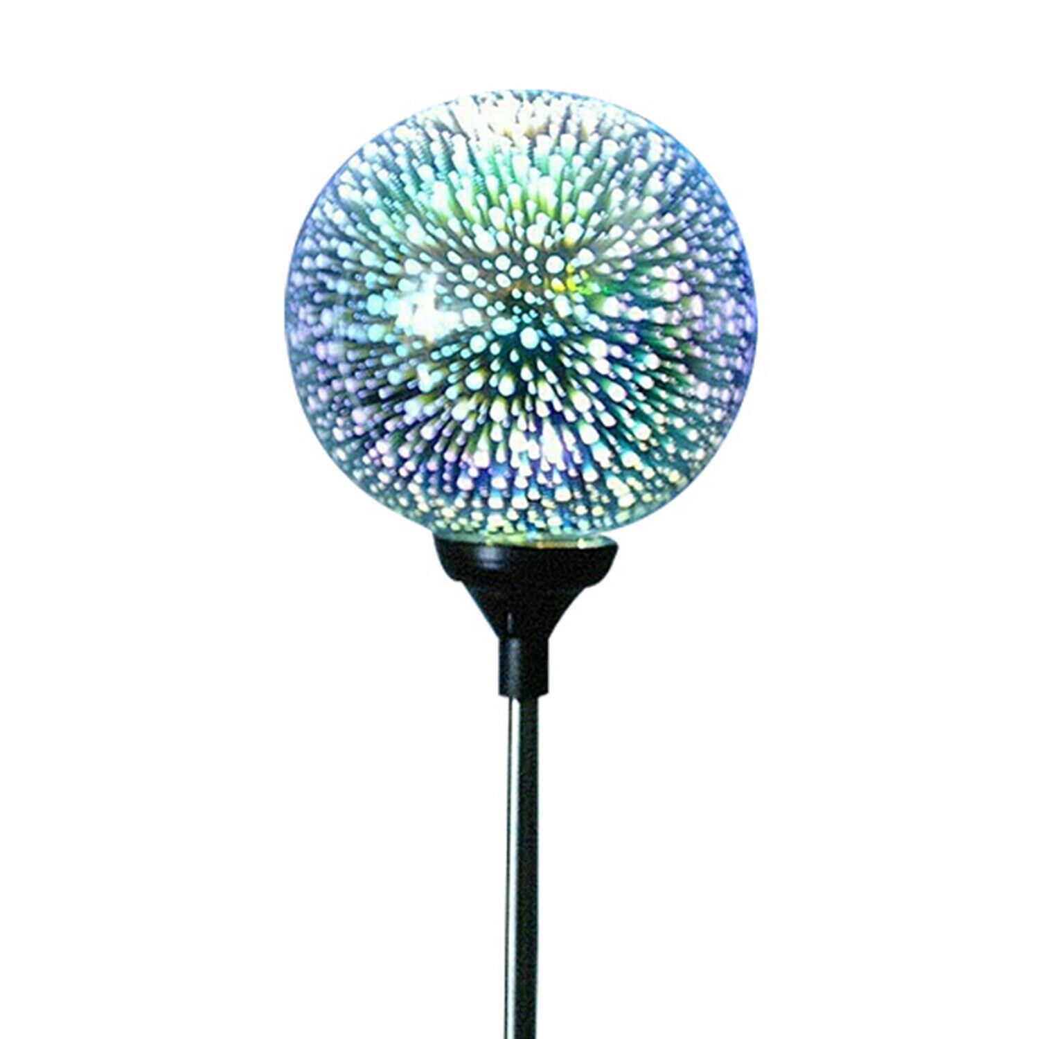 Haven Plastic Solar Garden 3D Globe Light Solar Panel Collects Sunlight to Charge Attractive look