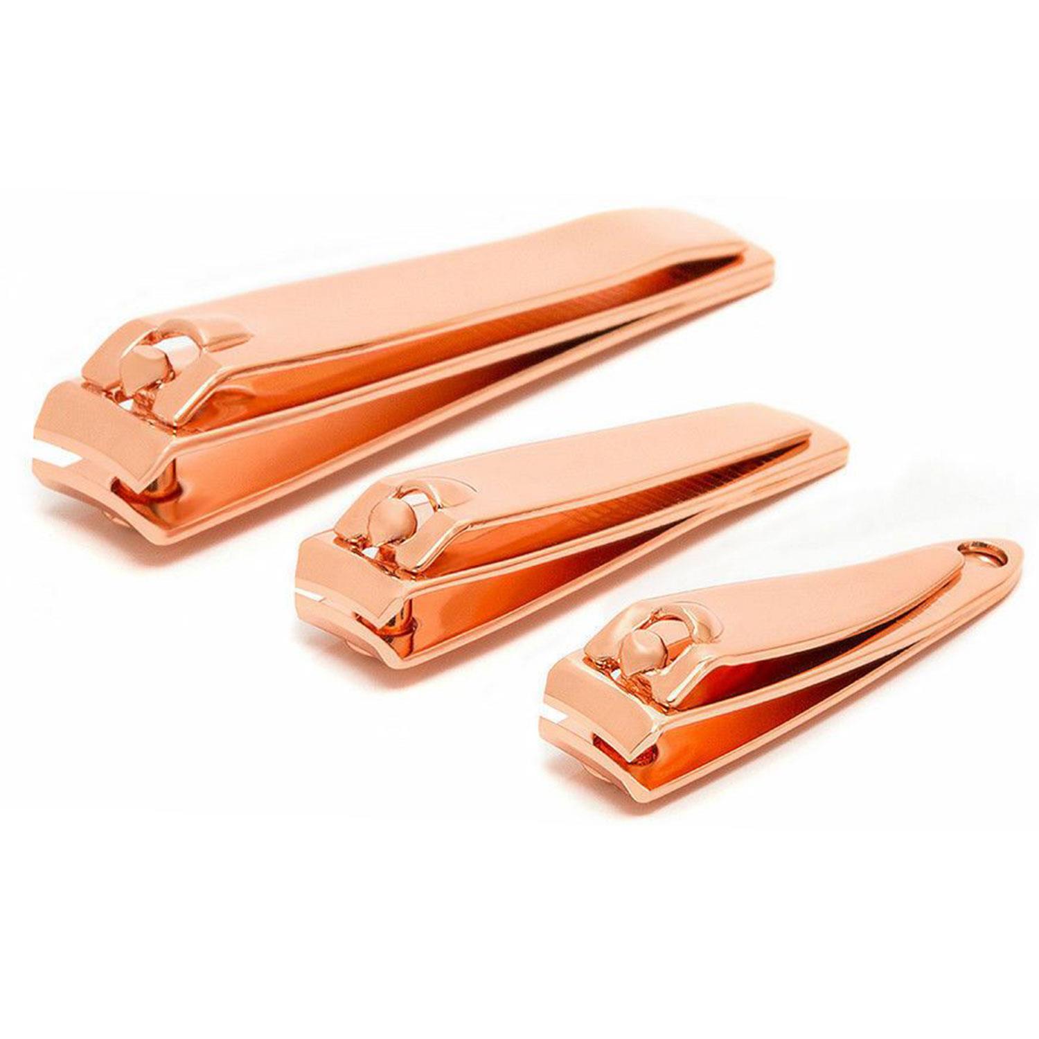 Set OF 3 Nail Clippers- Rose Gold