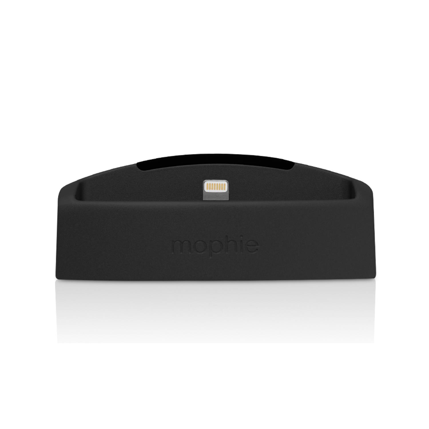 Mophie Desktop Charging Dock Lightning for Iphone 5/5s/6/6s/ Black And Gold[Black]