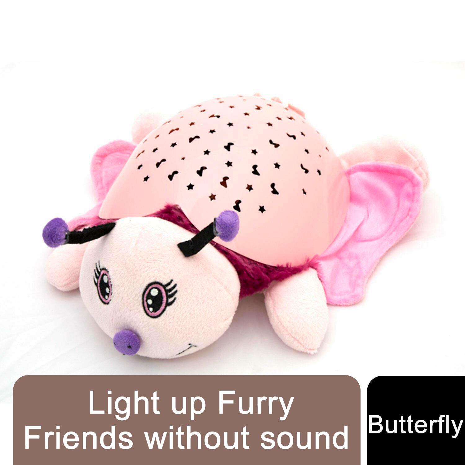 Light up Furry Friends without sound – Butterfly