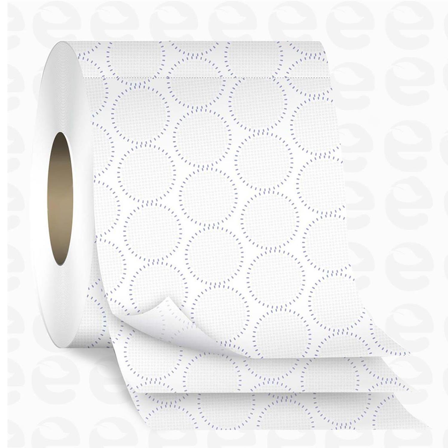 Splesh by Cusheen Toilet Roll, Soft & Quilted Eco-Friendly, White, 60 Rolls
